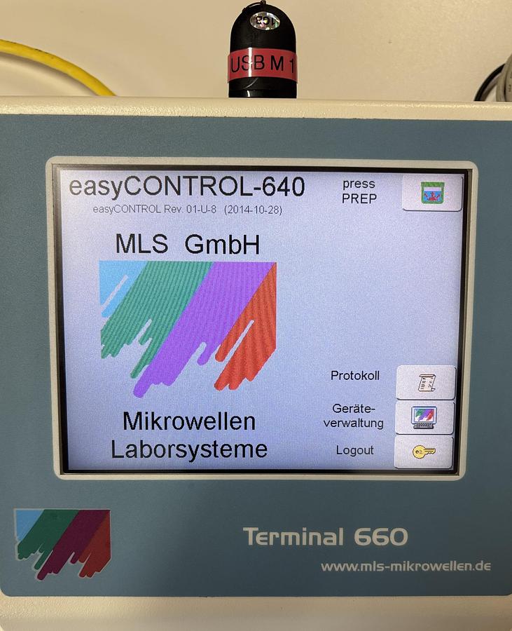 Used MLS ETHOS.lab Microwave Digestion System 2x HPR 1000/10 Terminal 660