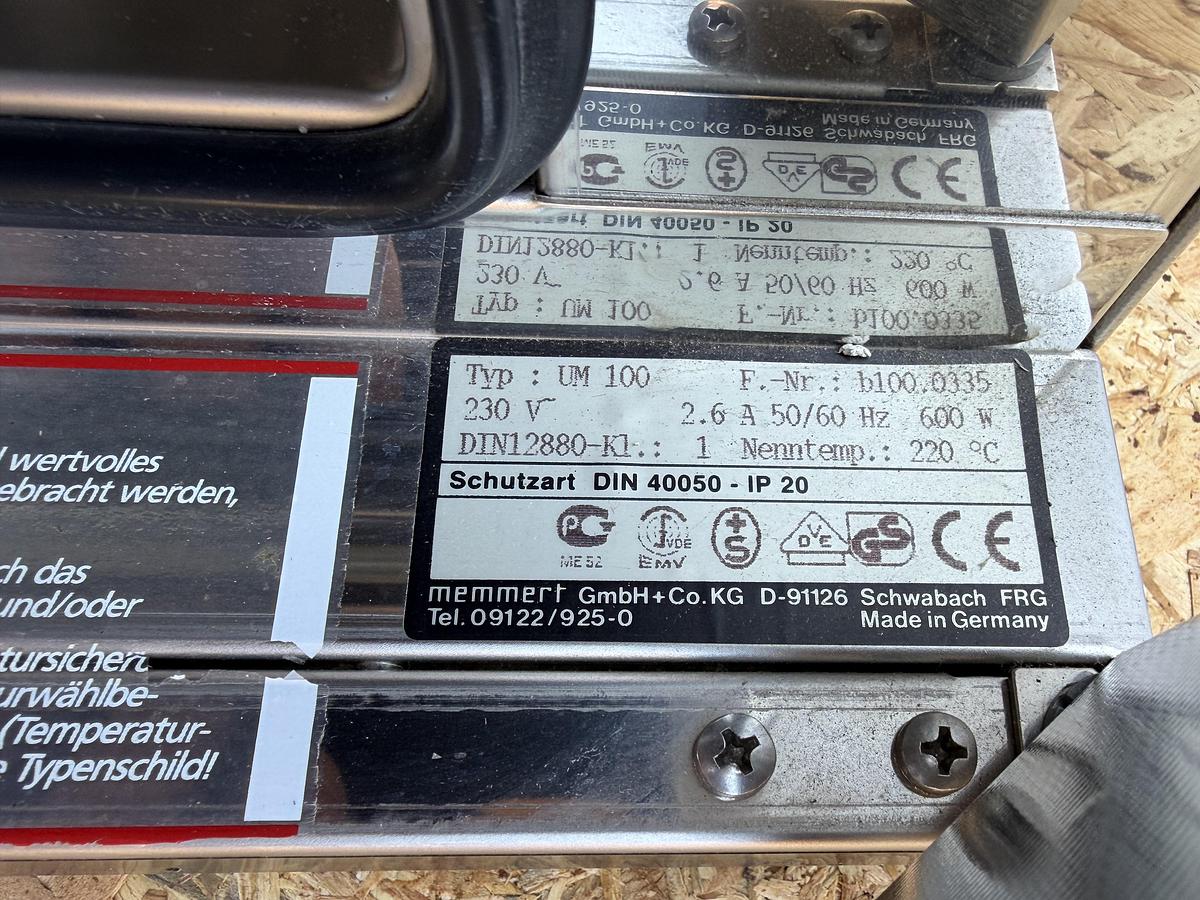 Used Memmert UM 100 Universal Laboratory Oven 230V 600W