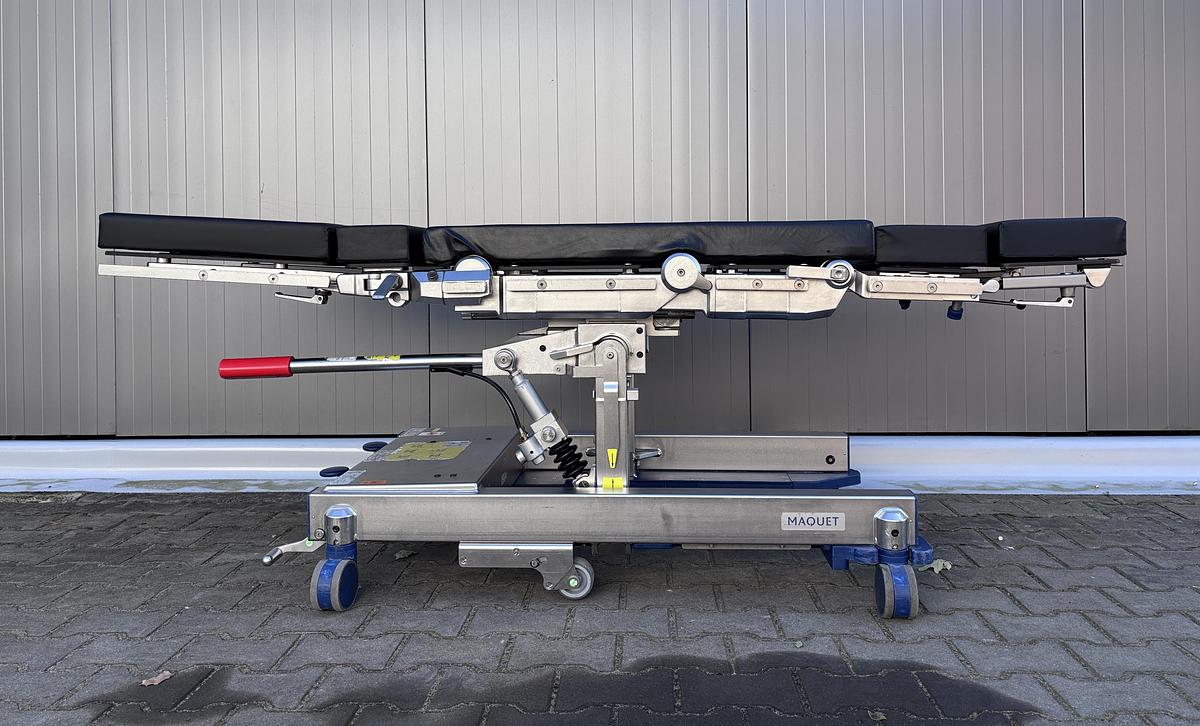 Used Maquet Alphamaquet 1150.30D0 PUR OR Table Top + 1146.62A0 Transporter