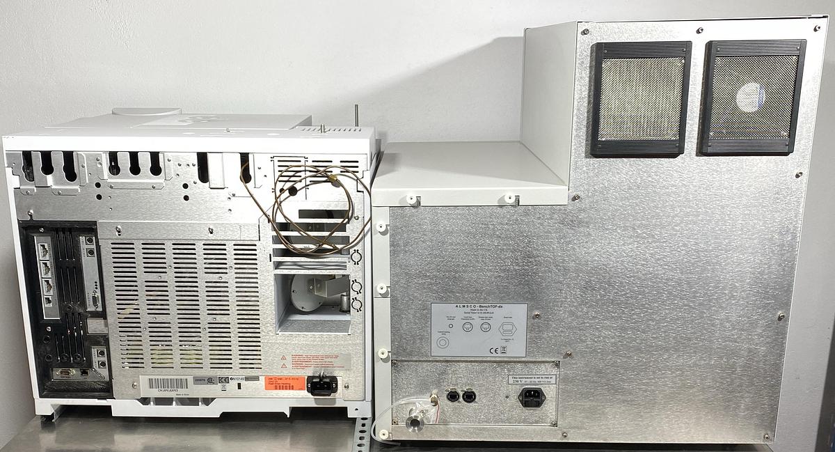 Used GC-MS  Agilent 7890A  with 7693 Autosampler & Headspac , ALMSCO BenchTOF-dx