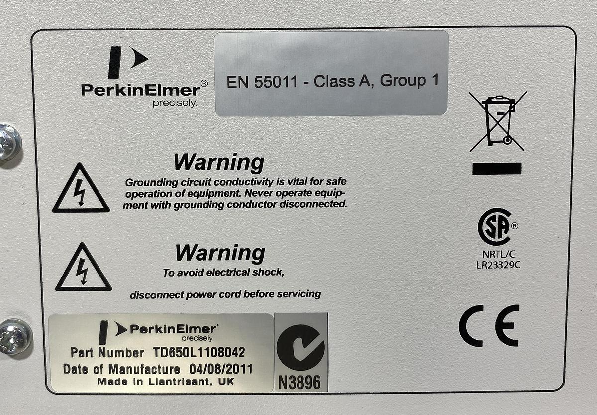 Used Perkin Elmer Turbomatrix 650 , Thermal Desorber