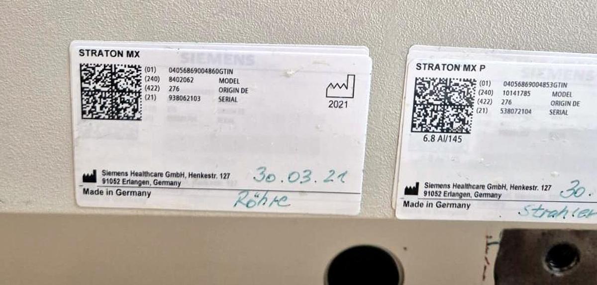 Used Siemens STRATON MX P Tube 10141785 CT Tube , SOMATOM AS 128 , YOM 2021 !!