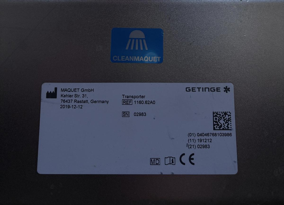 Used Maquet 1150.30B0 OR Table Top + Otesus 1160.62A0 Transporter 2019