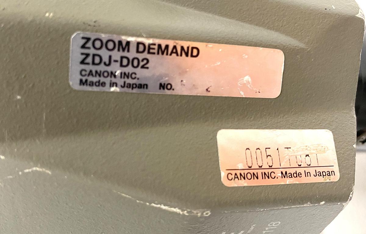 Used Canon DigiSuper 60 XS HD XJ60 x 9BIE , 9-540mm 1:1,7 with FDJ-D02 , ZDJ-D02