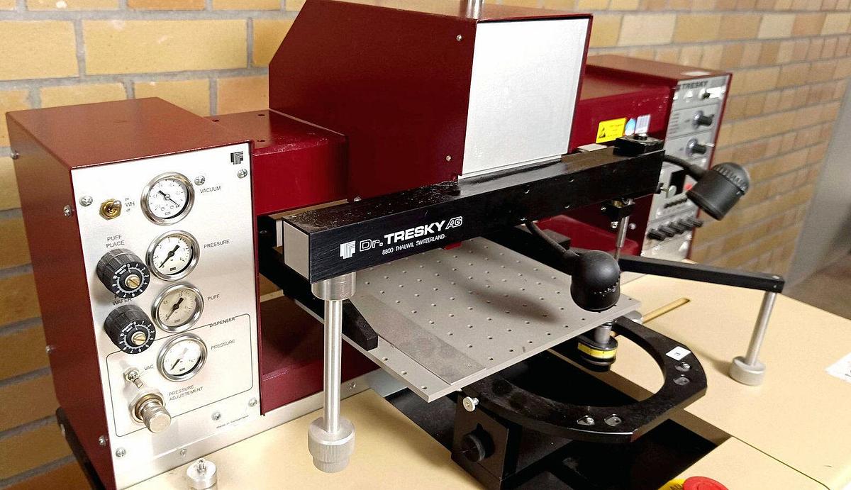 Used Tresky 3002/3102 , 8" Die Bonder with Wafer Ejector without microscope
