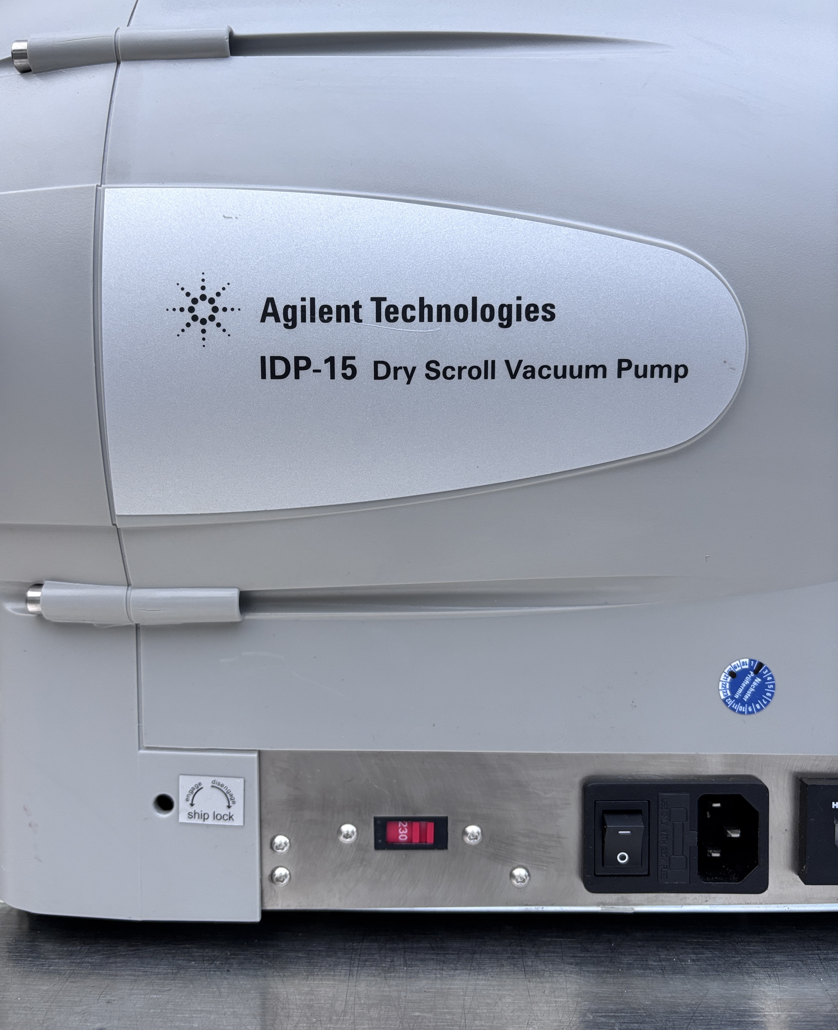 Used Agilent Technologies / Varian IDP-15 Dry Scroll Vacuum Pump with VPI Valve
