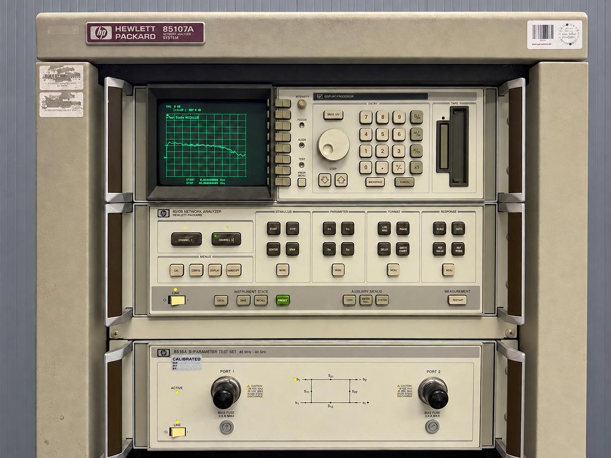 Used HP 85107A Vector Network Analyzer 8510B 8516A 40GHz 8341B Microwave VNA