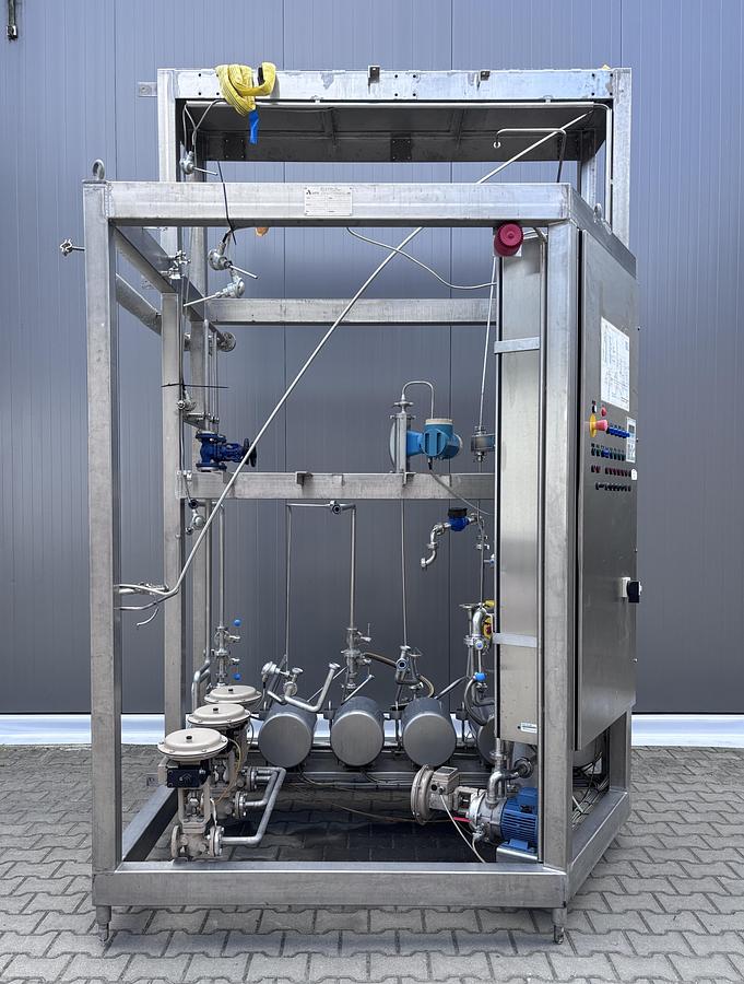 Used APV Anhydro 2FFTE TVR1 , Falling film evaporator