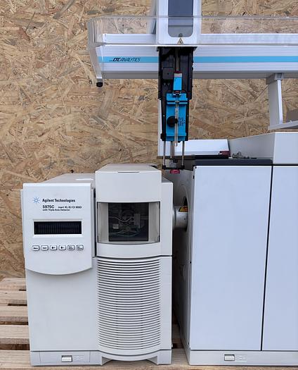 Used Agilent 7890A / 5975C G3174A Inert EI/CI XL with CombiPAL autosampler , GC/MS System