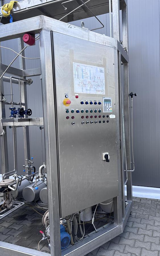 Used APV Anhydro 2FFTE TVR1 , Falling film evaporator