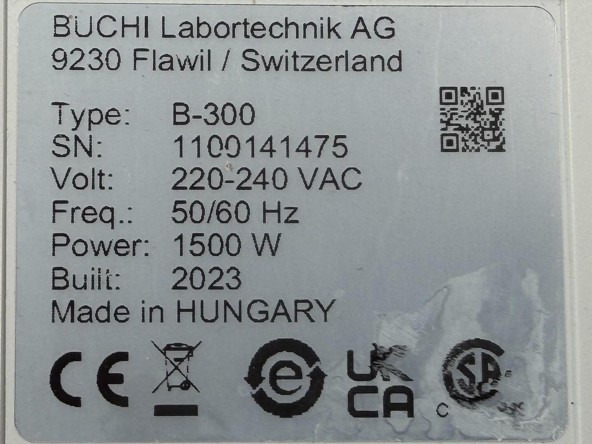 Used BUCHI R-300 EL Rotavapor V-300 Vacuum , F-305 Chiller I-300 Pro , 2023/24 Year !!