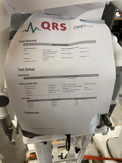 Used Lowenstein Elisa 500 , Ventilator , 2019 year , Perfect Condition