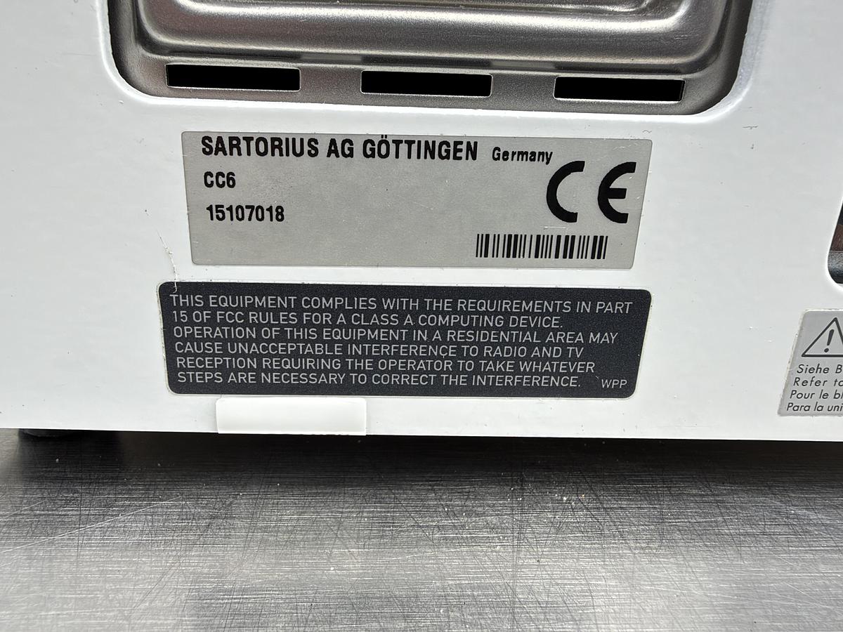 Used Sartorius CC6 Mass Comparator 6.1g 0.0001mg 0.1µg E2 Complete Tested