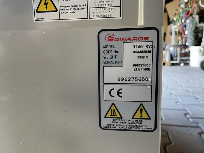 Used 5 x BOC Edwards Vacuum Pump iH600 , iH500 , NXA706000 ,