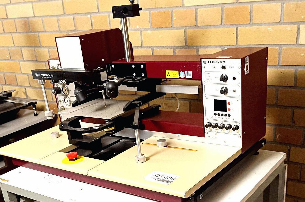 Used Tresky 3002/3102 , 8" Die Bonder with Wafer Ejector without microscope