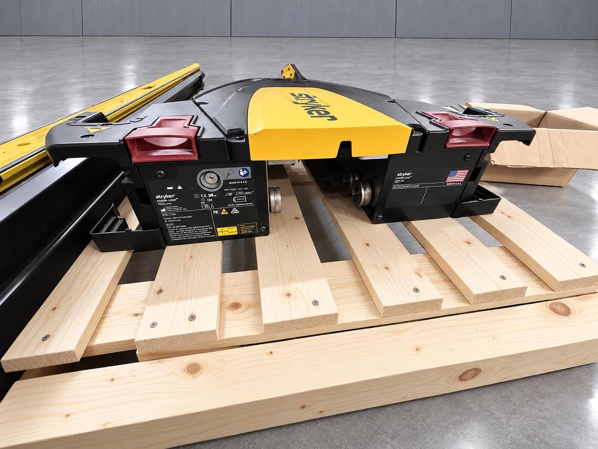 Used Stryker Power-LOAD 6390 Powered Cot Fastener Ambulance Stretcher Loading System