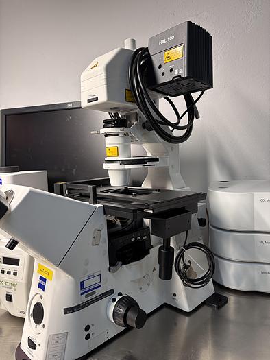 Used Set of 2 x Zeiss Axiom Observer Z1 / D1 mit LSM 710 , Incubator XL LSM 710