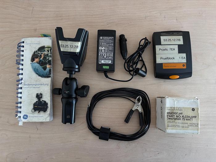 Used GE Everest XLG3 VideoProbe System with Optical Tips , Inspection System