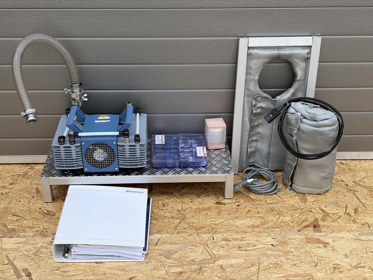 Used Scienta Omicron / MBE-Komponenten UHV MBE Multiprobe E-Beam Evaporation System – EBVM200, GENIUS, HABS, SH150, StarCell, TMU201
