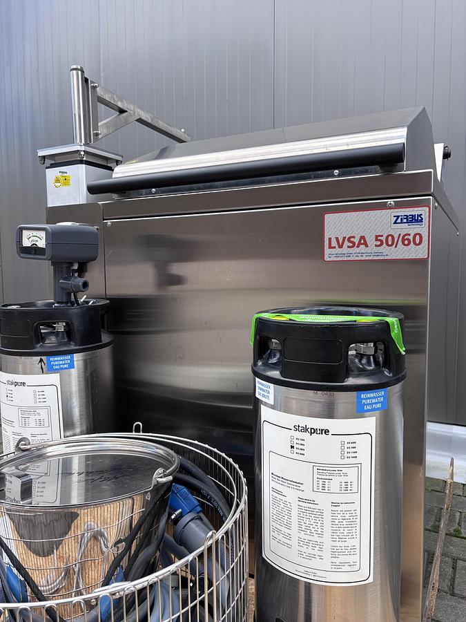 Used Zirbus LVSA 50/60 133L Vertical Laboratory Autoclave Sterilizer 140°C 2015