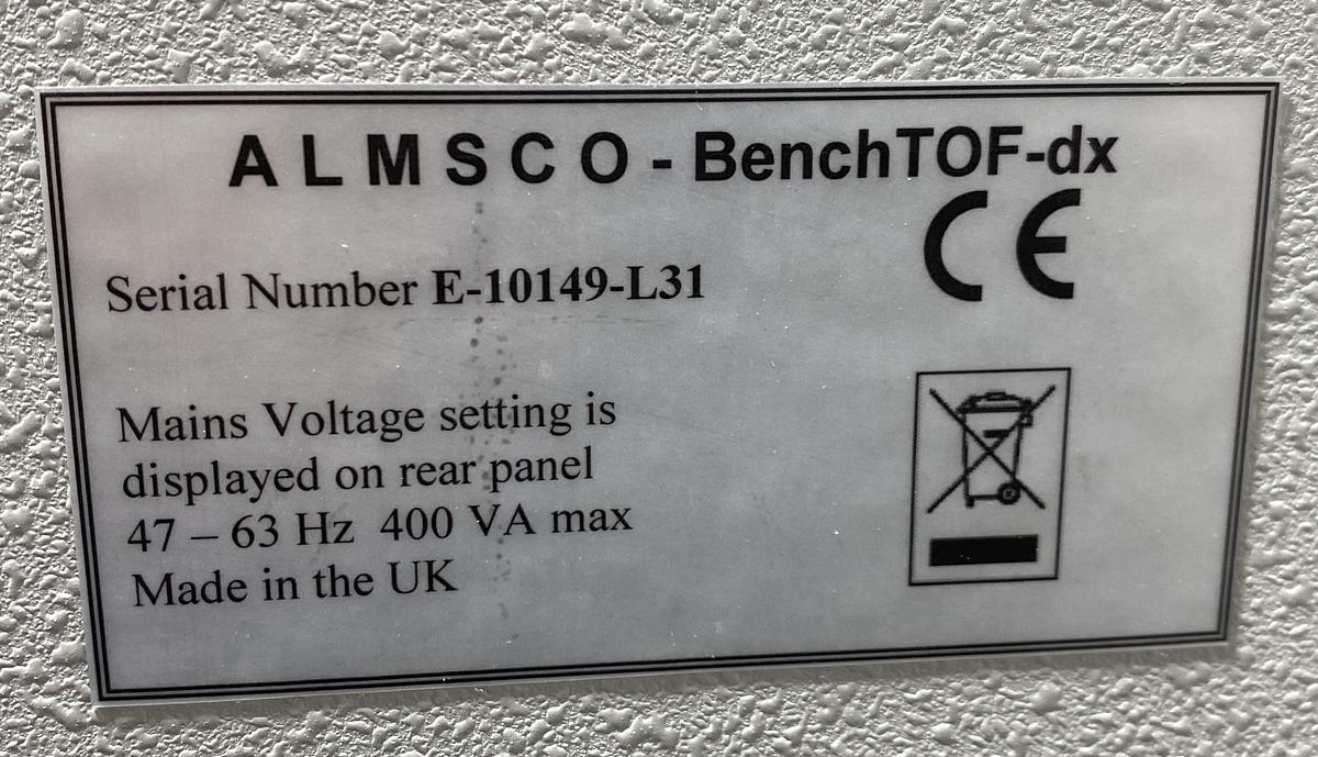 Used GC-MS  Agilent 7890A  with 7693 Autosampler & Headspac , ALMSCO BenchTOF-dx