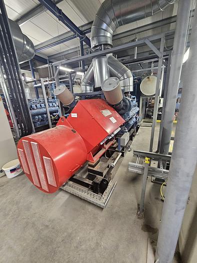 Used Network support system : 2400 KVA by Diesel Generator Set with 2x MTU 12V396 Engine / AEG DKBH 4408-04