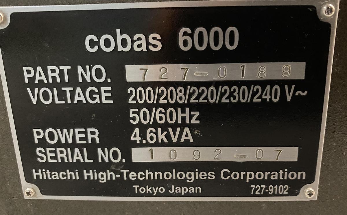 Used Roche Cobas 6000 Chemistry Analyzer