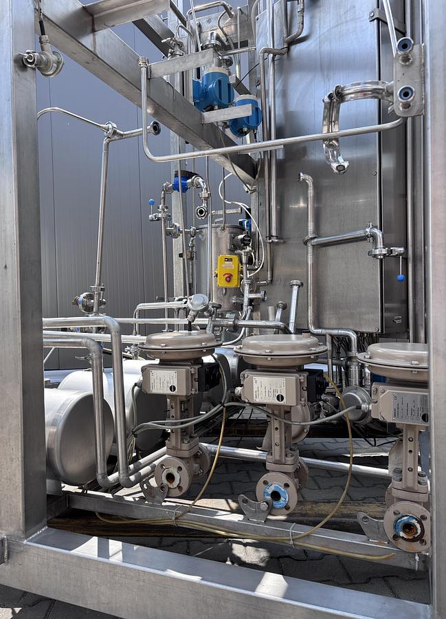 Used APV Anhydro 2FFTE TVR1 , Falling film evaporator