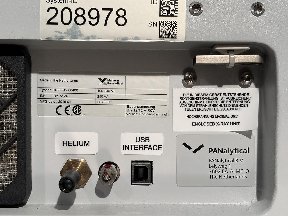 Used Malvern  Panalytical Epsilon 4   X-ray Fluorescence Spectrometer ( XRF ) 