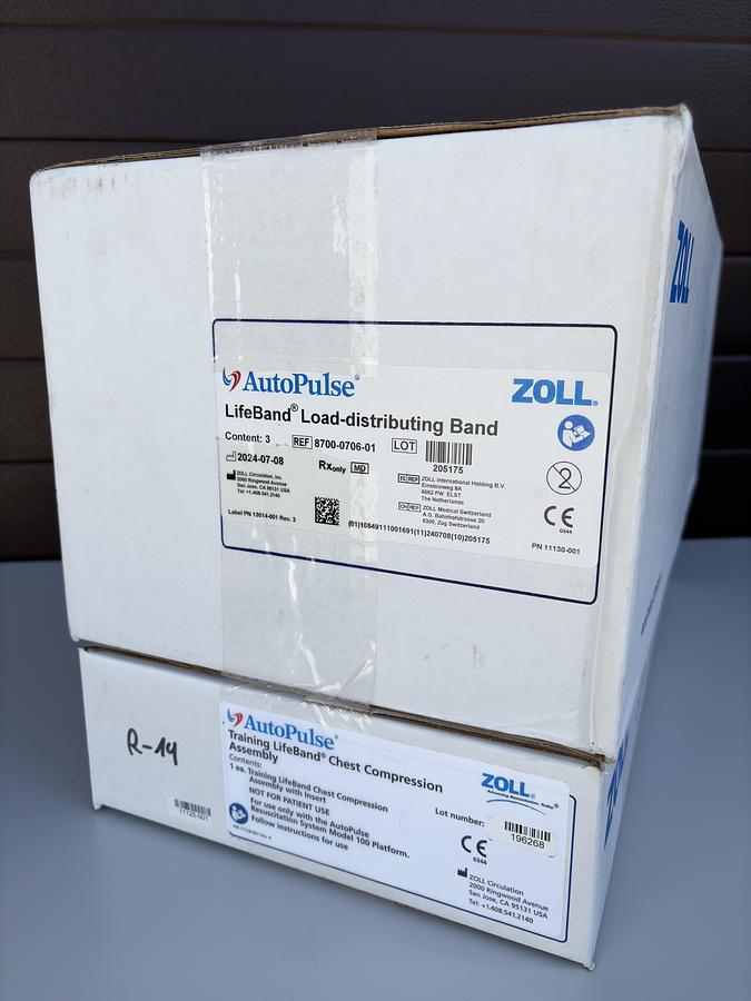 Used ZOLL AutoPulse Model 100 Resuscitation System with Charger, 4 Batteries and Accessories