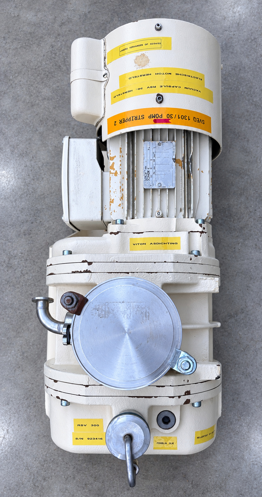 Used Alcatel RSV300 Roots Vacuum Booster Fomblin PFPE Viton Semiconductor Pump
