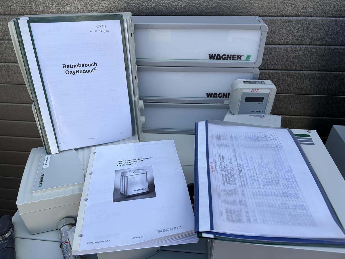 Used 2x WAGNER OxyReduct OxyCompact ORC4 Nitrogen Generator System
