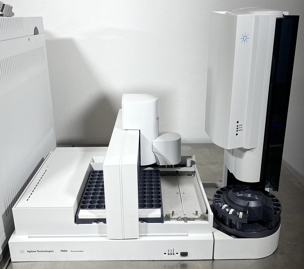Used GC-MS  Agilent 7890A  with 7693 Autosampler & Headspac , ALMSCO BenchTOF-dx