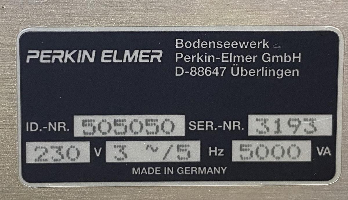 Used Perkin Elmer SIMAA 6000 / AS72 , Spectrometer , atomic absorption spectrometer