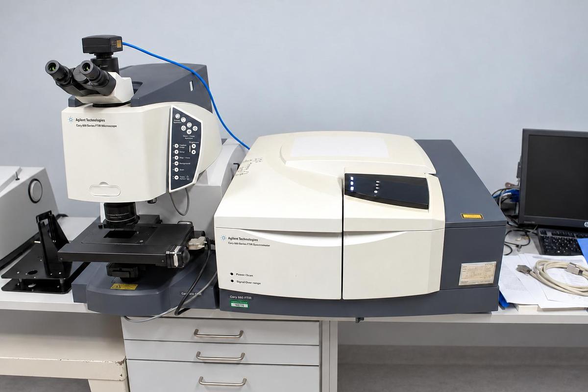 Used Agilent Cary 660 FTIR Spectrometer with Cary 610 FTIR Microscope