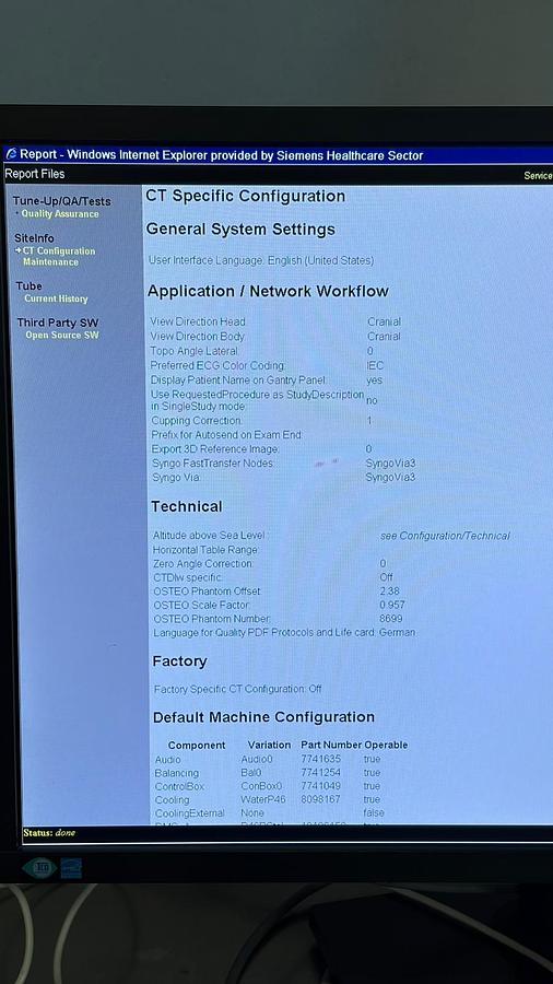 Used Siemens STRATON MX P X-Ray Tube, ONLY 345199 Scan Sec !! SOMATOM AS , 2021 YEAR