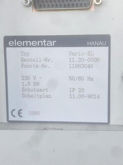 Used Elementar Vario-EL