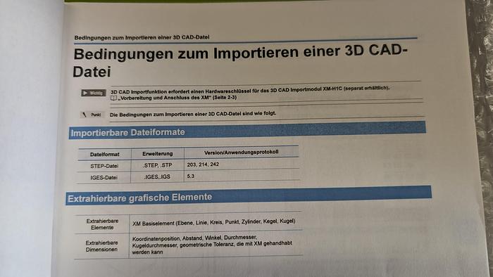 Used Keyence XM-1500 Handheld Probe CMM , XM Series