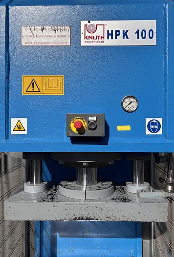 Used Knuth HPK 100 S  ,     Hydraulic C-frame press