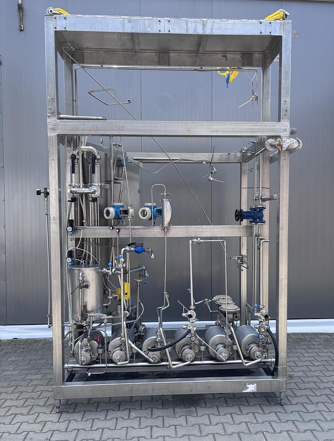 Used APV Anhydro 2FFTE TVR1 , Falling film evaporator