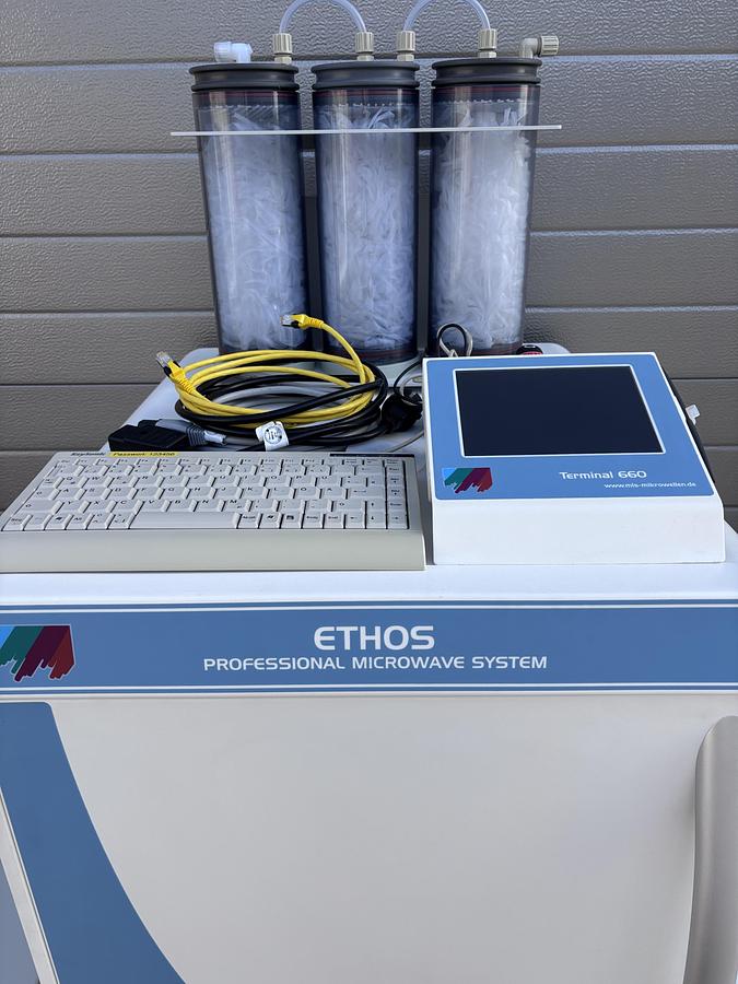Used MLS ETHOS.lab Microwave Digestion System 2x HPR 1000/10 Terminal 660
