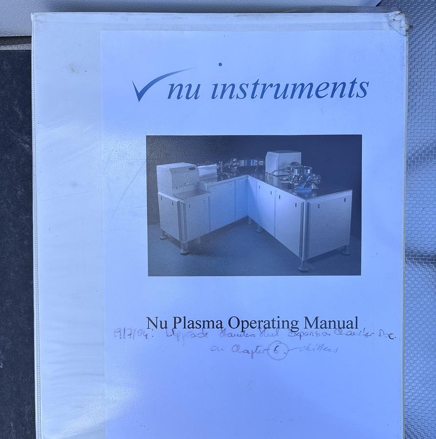 Used Nu Instruments Nu Plasma Multi-Collector ICP-MS / MC-ICP-MS – Extensive Configuration