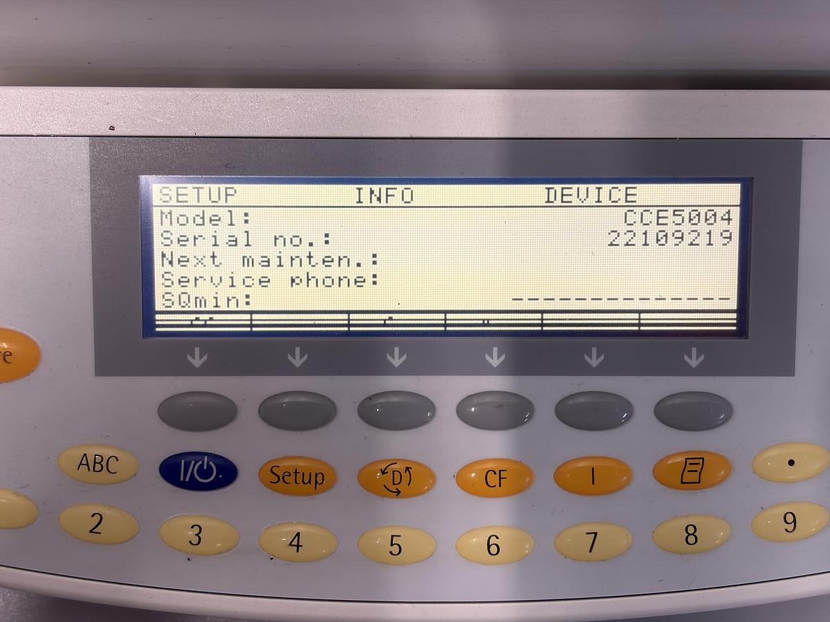 Used Sartorius CCE5004 Mass Comparator – 5100 g / 0.2 mg – E1 / E2 Metrology