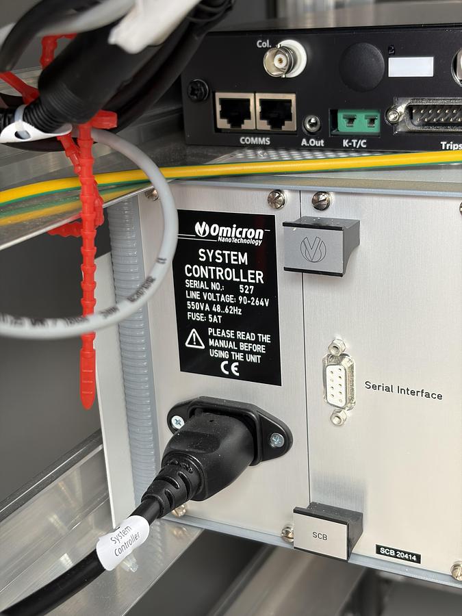 Used Scienta Omicron / MBE-Komponenten UHV MBE Multiprobe E-Beam Evaporation System – EBVM200, GENIUS, HABS, SH150, StarCell, TMU201