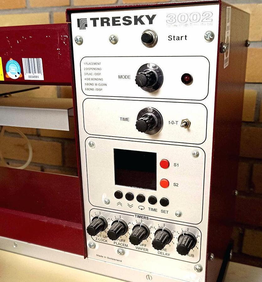 Used Tresky 3002/3102 , 8" Die Bonder with Wafer Ejector without microscope