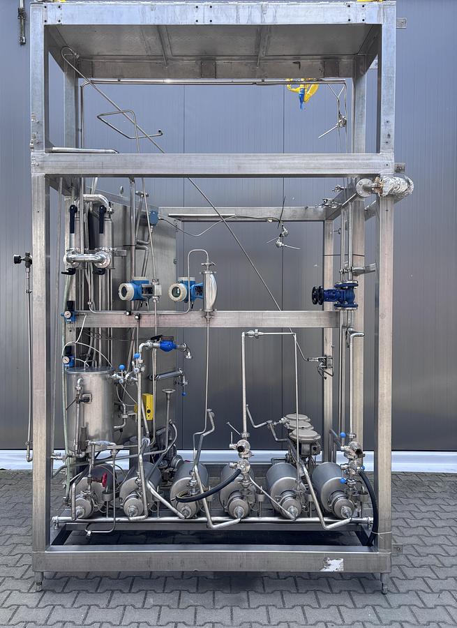Used APV Anhydro 2FFTE TVR1 , Falling film evaporator