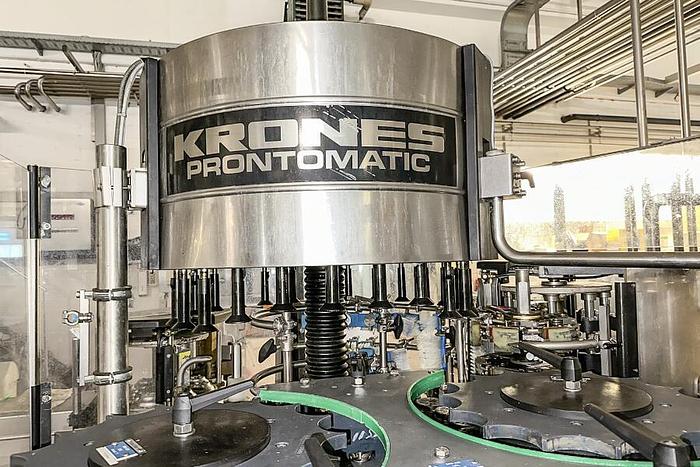 Used Krones Prontomatic Labeler for glass bottles