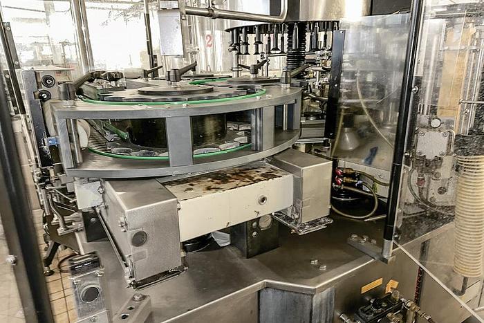 Used Krones Prontomatic Labeler for glass bottles