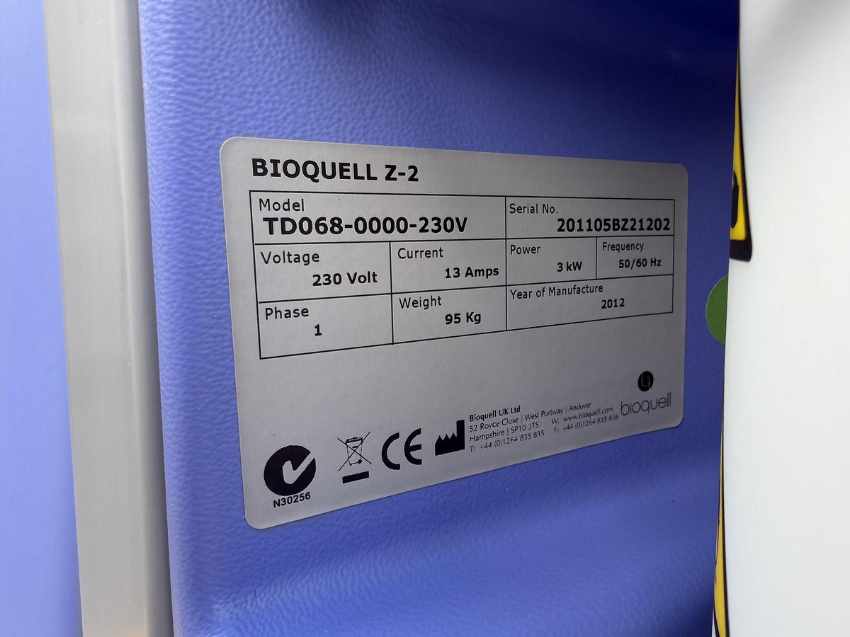 Used Bioquell Z2 , disinfection machine