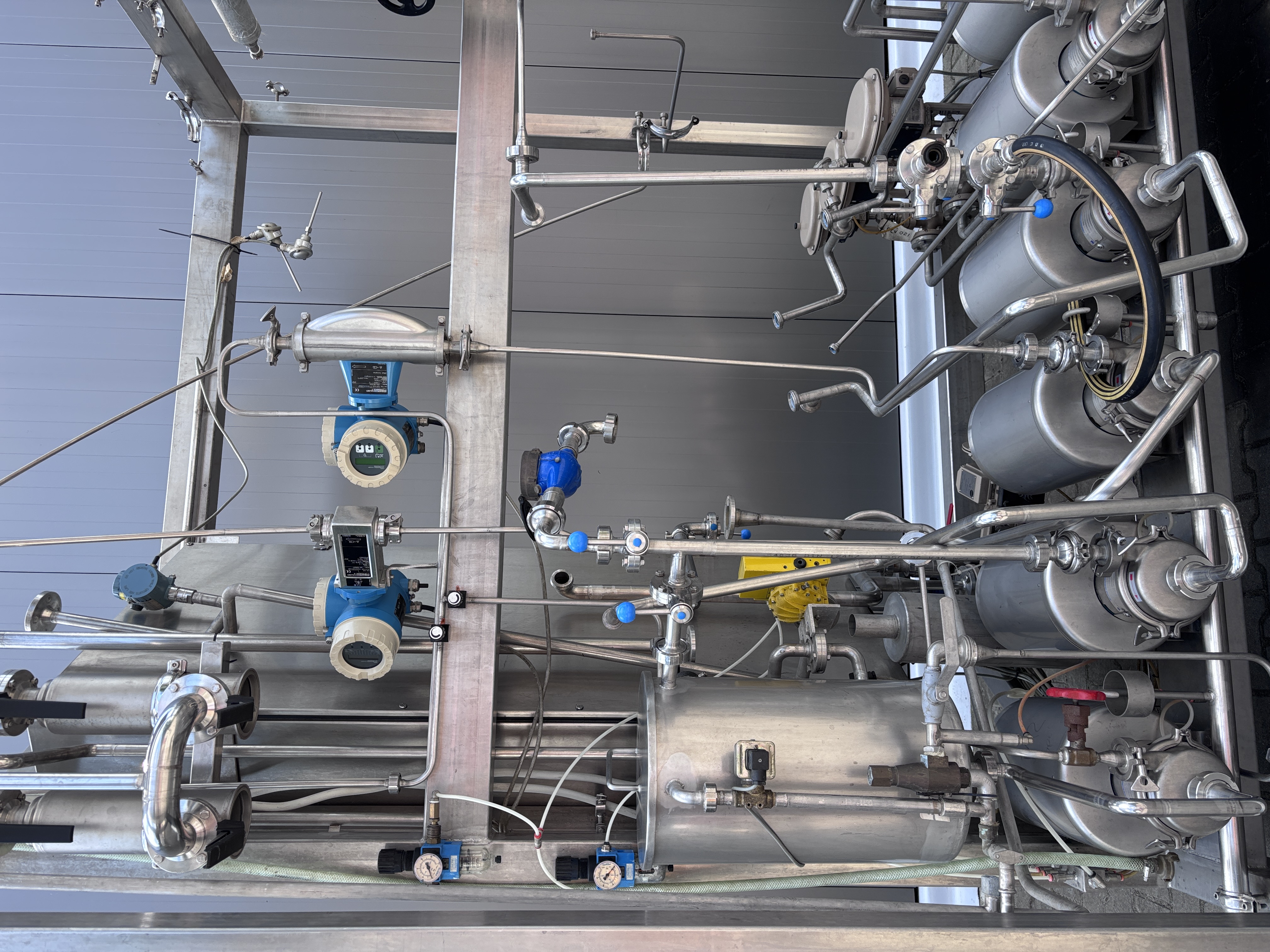 Used APV Anhydro 2FFTE TVR1 , Falling film evaporator